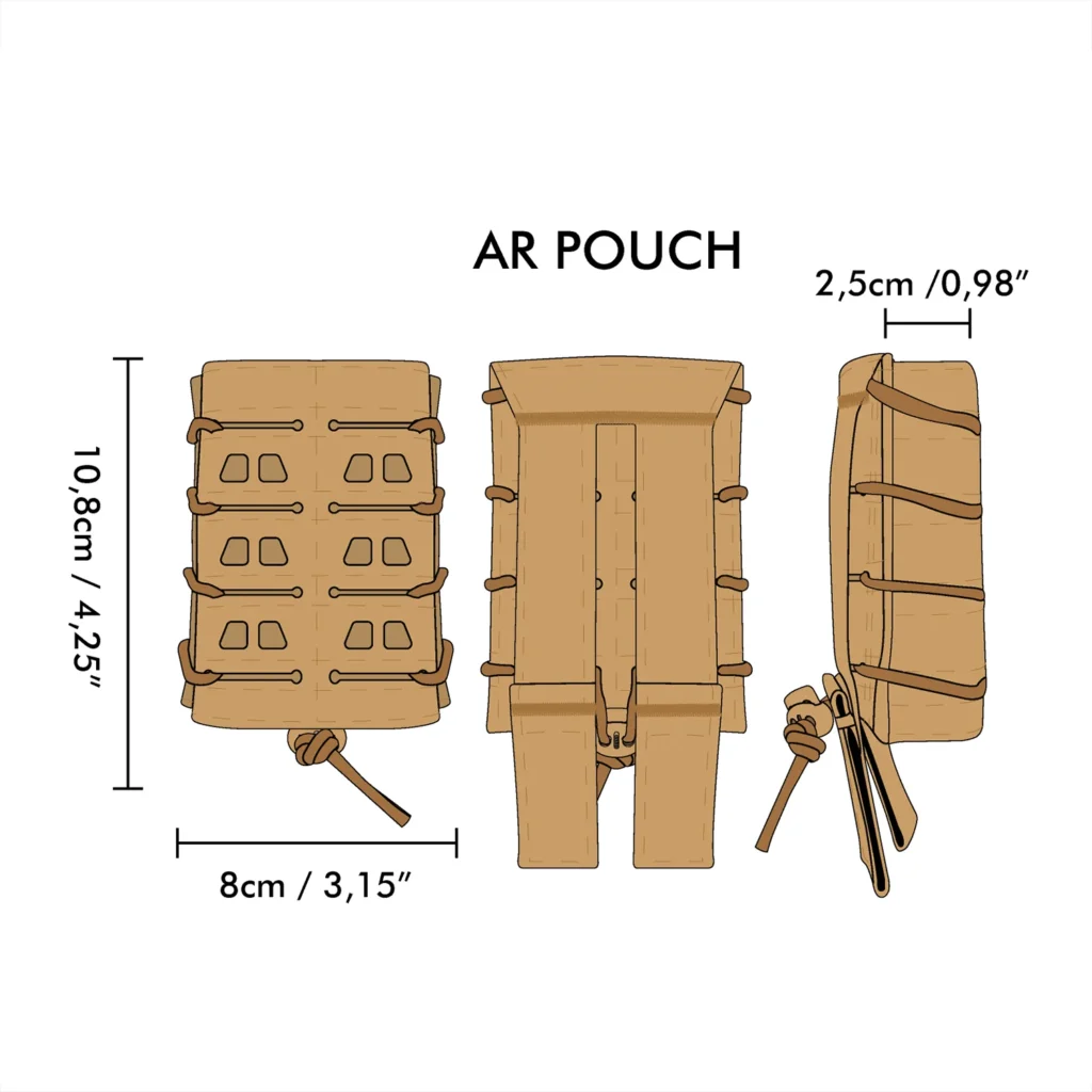 Pouch 2.2 para Cargador de M4 / Novritsch (Color: Multicam) - Imagen 3
