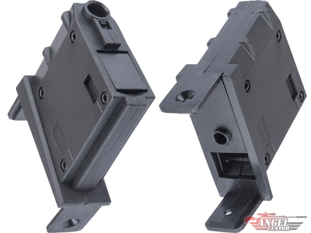 Adaptador para Cargadores de Tambor Firestorm / Thunderstorm de Airsoft / Angel Custom (Modelo: M4 / Negro) - Imagen 3