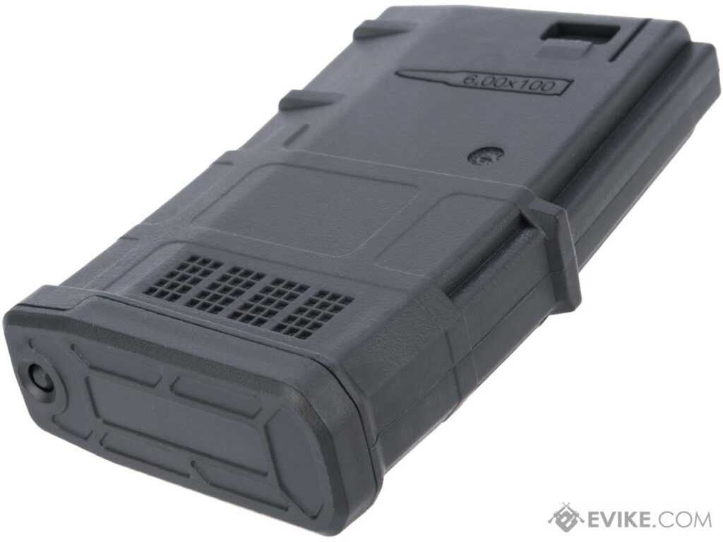 5x Cargadores Midcap AMAG Tipo DMR para M4 de Airsoft / ARES / AEG (Color: Negro) - Imagen 4