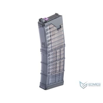 Cargador L5AWM de 30 BBs para Réplicas CGS y MWS GBB de Airsoft / EMG Gas - Ahumado / Tipo: Gas