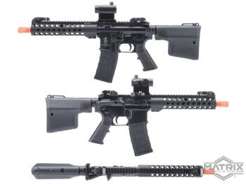 Réplica M4 Matrix / Troy Industries / Golden Eagle de Gas con Retroceso para Airsoft (Modelo: BattleRail de 9") - Imagen 3