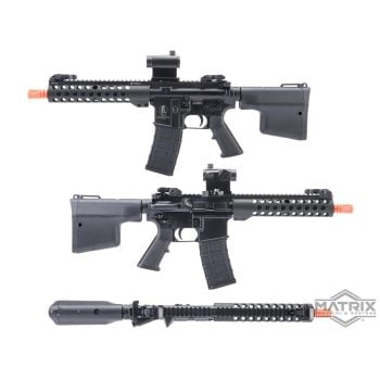 Réplica M4 Matrix / Troy Industries / Golden Eagle de Gas con Retroceso para Airsoft - Vista 3