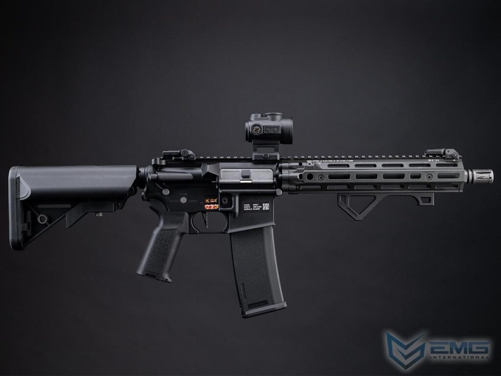 M4 RISIII Daniel Defense Specna Arms EDGE SA-27 EMG con MOSFET HAL para Airsoft (10.5" / Steel Gray) - Imagen 4