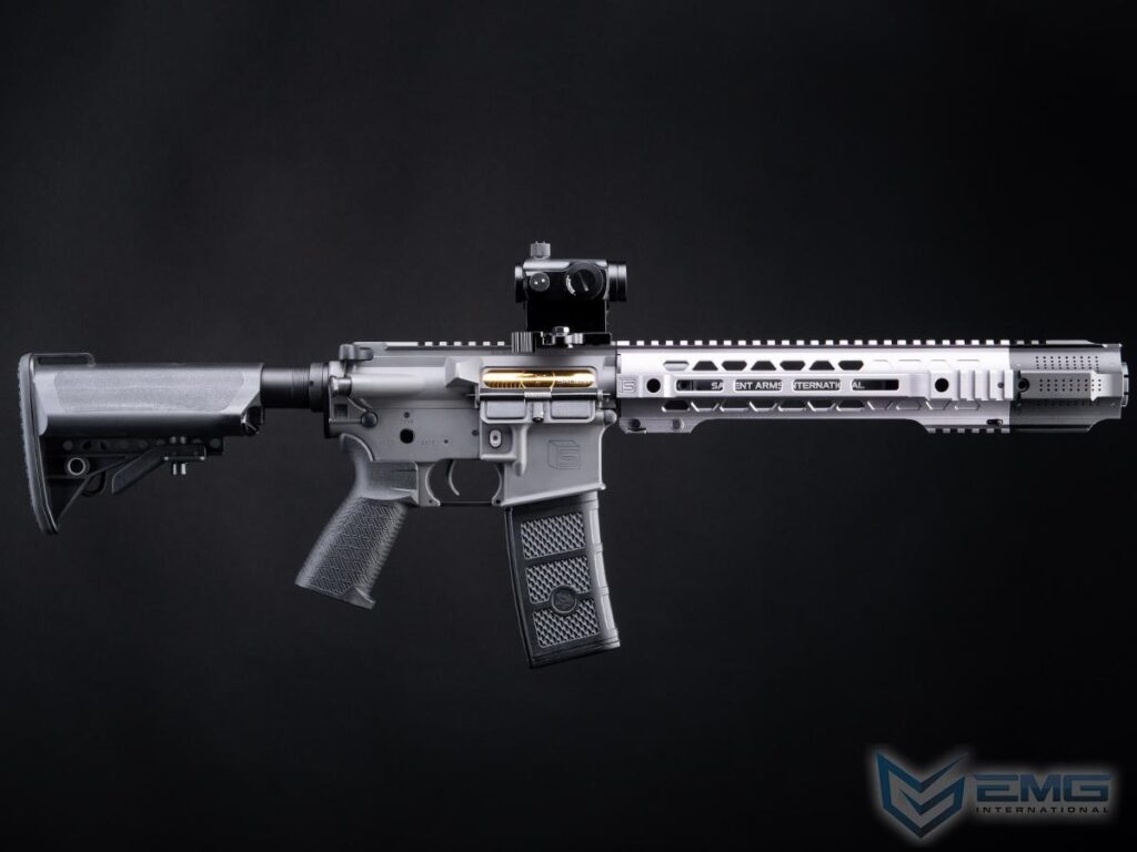 Réplica SAI GRY Gen. 2 EMG con Receptor Forge Style, JailBrake Muzzle y MOSFET Programable GATE ASTER - Imagen 4