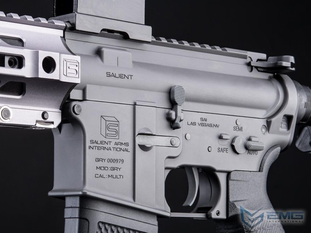 Réplica SAI GRY Gen. 2 EMG con Receptor Forge Style, JailBrake Muzzle y MOSFET Programable GATE ASTER - Imagen 5