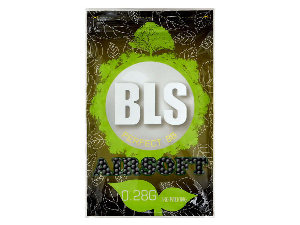1KG-PLA28B-1 Color Negro. Bolsa con 3571 BBs de Precisión BLS de 6mm BIO (Peso: 0.28 g) - Imagen 1