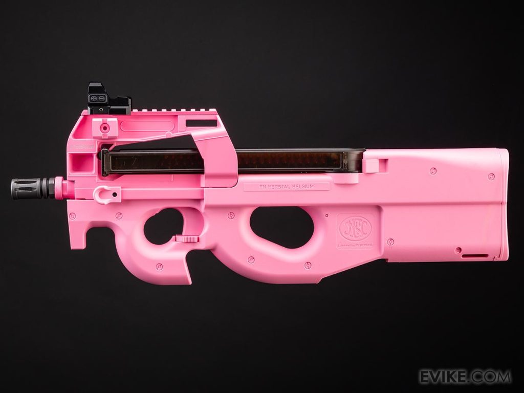 P90 FN Herstal de CYMA con Gearbox de Metal para Airsoft / AEG (Color: Rosa) - Imagen 2
