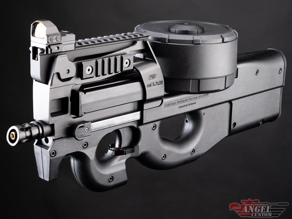 Cargador de Tambor Eléctrico Angel Custom “Zaku” de 3000 BBs para P90 - Imagen 4