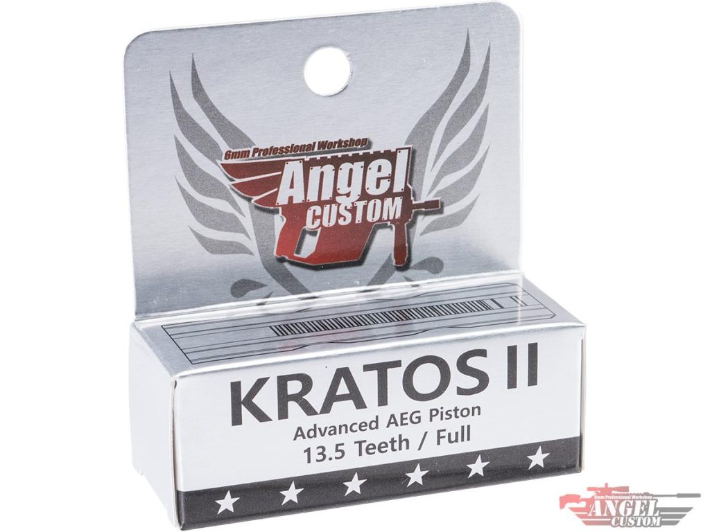 Pistón de AEG Angel Custom "KRATOS" con Dientes de Acero Ultra Resistente (Modelo: KRATOS II) - Imagen 6