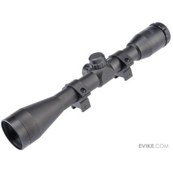 Mira 4×40 de Swiss Arms con Anillos de Montaje