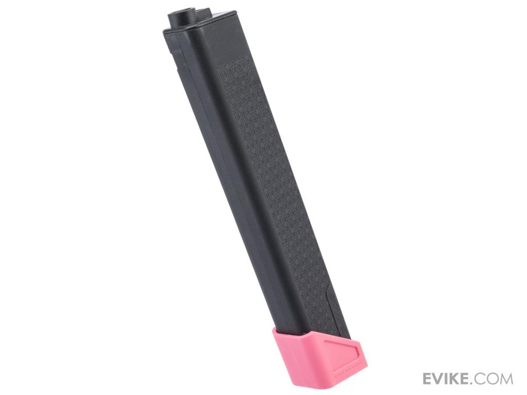 Cargador Midcap S-Mag para SMG X-Series de 100 BBs Specna Arms (Color: Rosa) - Imagen 1