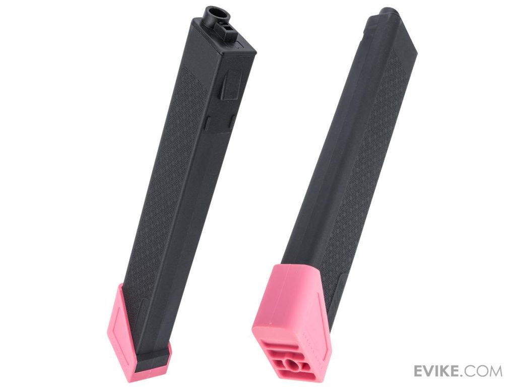 Cargador Midcap S-Mag para SMG X-Series de 100 BBs Specna Arms (Color: Rosa) - Imagen 3