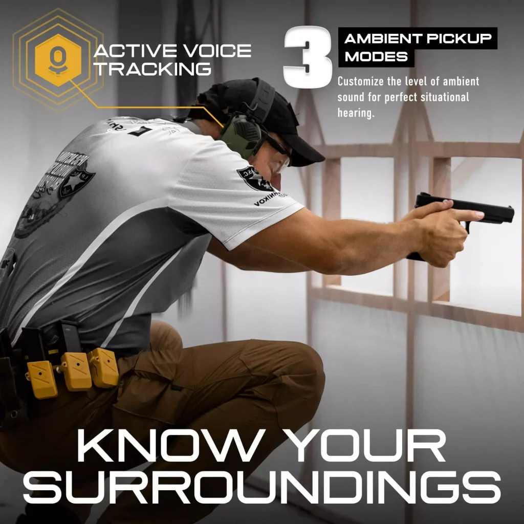 Auriculares de Tiro M300T con Cancelación de Ruido y Bluetooth / EARMOR (Color: Ranger Green) - Imagen 2