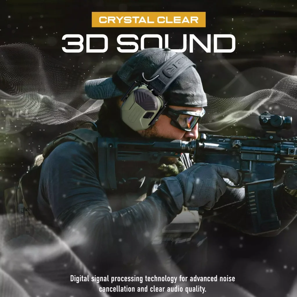 Auriculares de Tiro M300T con Cancelación de Ruido y Bluetooth / EARMOR (Color: Ranger Green) - Imagen 3