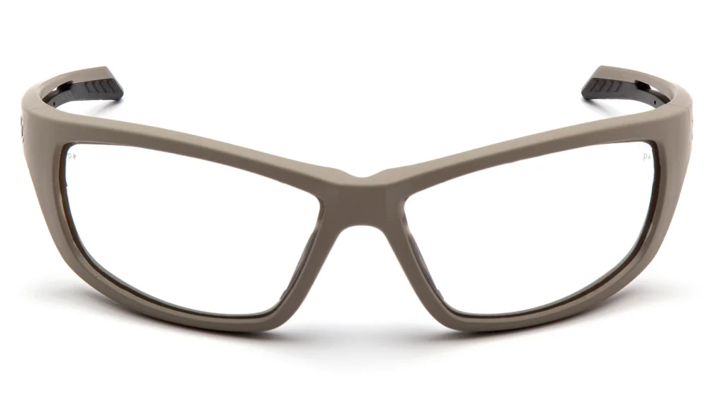 Lentes Tácticos Balísticos Howitzer® de Venture Gear Tactical con Antifog (Marco: Tan; Lente: Claro) - Imagen 2