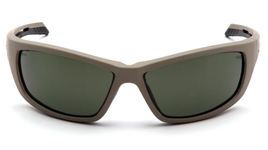 Lentes Tácticos Balísticos Howitzer® de Venture Gear Tactical con Antifog (Marco: Tan; Lente: Forest Gray) - Imagen 2