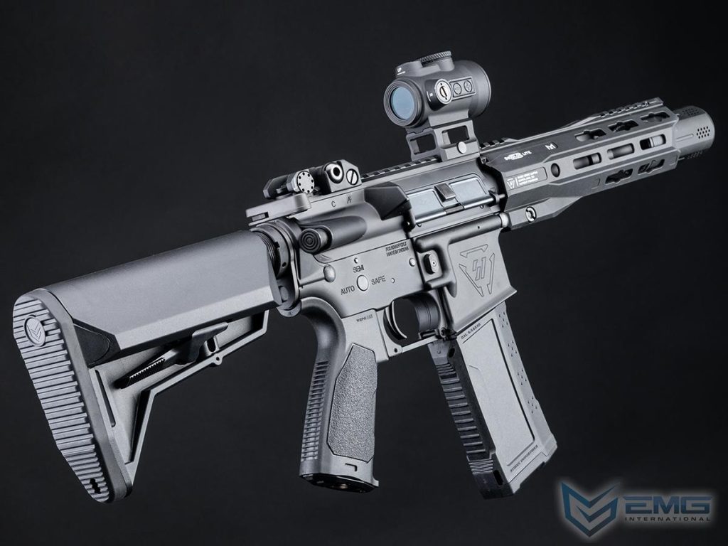 Réplica AR-15 Sentinel EMG Strike Industries con Guardamanos GRIDLOK LITE para Airsoft - Imagen 2