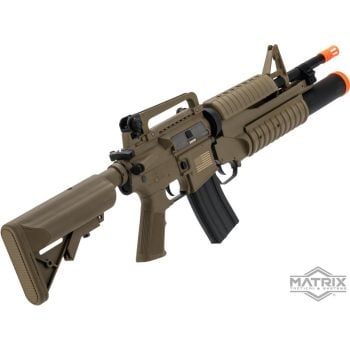 Réplica M4A1 Matrix / S&T Sportsline con M203 y Gearbox G3 Micro-Switch - Vista 2
