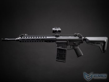 DMR Barrett REC10 de EMG con MOSFET E-Shooter para Airsoft (Color: Negro) - Imagen 3