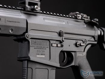DMR Barrett REC10 de EMG con MOSFET E-Shooter para Airsoft (Color: Negro) - Imagen 5