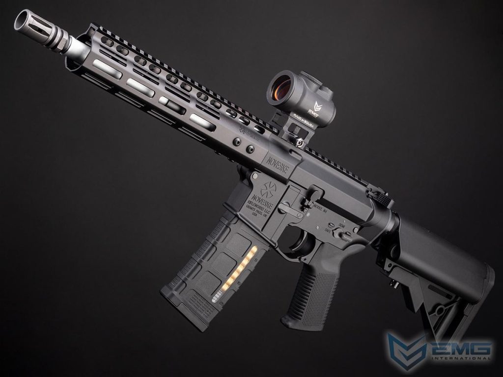 Réplica de Gas N4 MWS Gen 3 con Retroceso EMG Helios Noveske de Double Eagle (Color: Negro) - Imagen 4