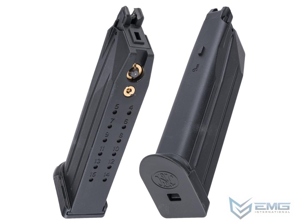 Cargador de 20 BBs para FN® 509 EMG de Airsoft (Tipo: Gas, Color: Negro) - Imagen 3