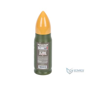Bote con 2000 BBs 0.28 g Match Grade de 6 mm EMG con Licencia Barrett para Airsoft