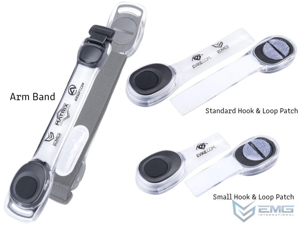 Luz Roja LED IFF con Velcro EMG (Tamaño: Chica, Color: Rojo) - Imagen 4