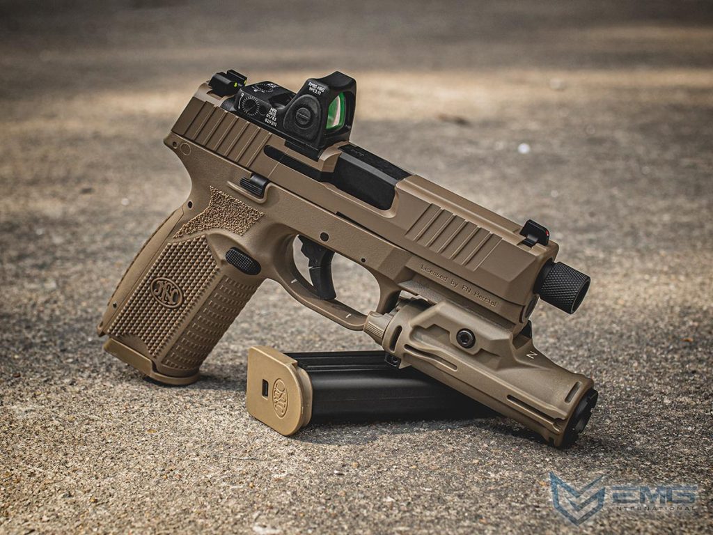 Secundaria GBB EMG FN 509 de Gas con Retroceso para Airsoft (Flat Dark Earth) - Imagen 9