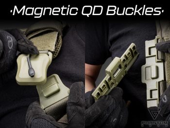 Portaplacas con Sistema de Hebillas Magnéticas QD “Polarity” de Phantom Gear® (Color: Multicam Black) - Imagen 6