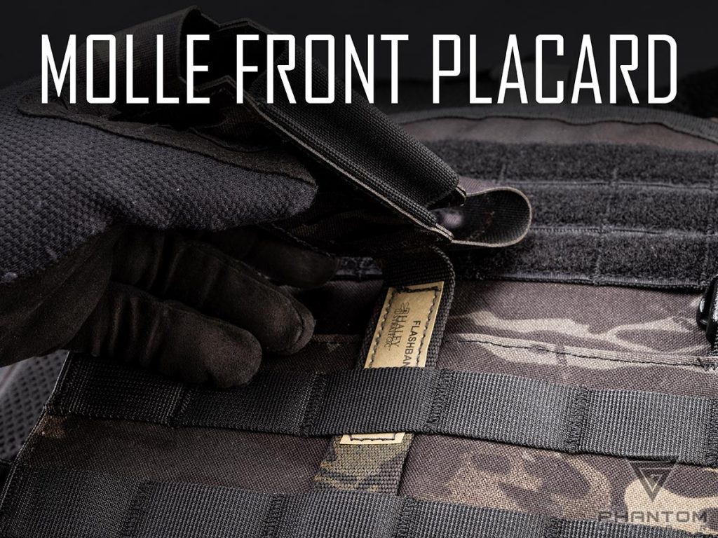 Portaplacas “Wraith” T3 de Phantom Gear® (Color: Multicam Black, Talla: Mediano) - Imagen 5