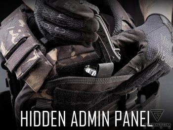 Portaplacas “Wraith” T3 de Phantom Gear® (Color: Negro, Talla: Grande) - Imagen 7