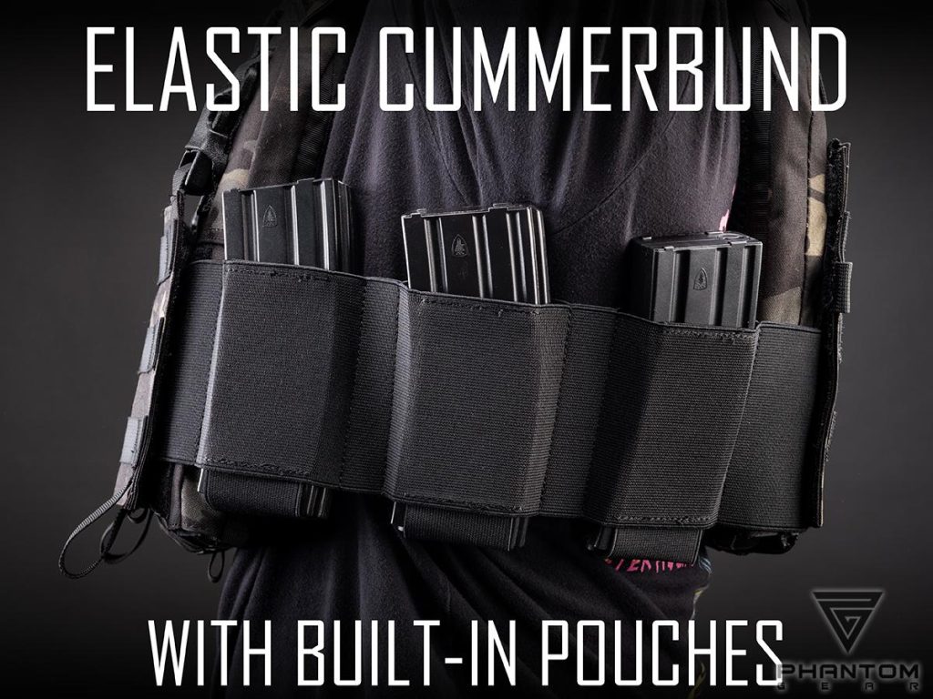 Portaplacas “Wraith” T3 de Phantom Gear® (Color: Multicam Black, Talla: Mediano) - Imagen 8