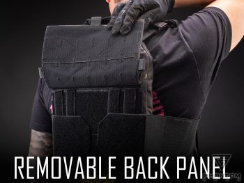 Portaplacas “Wraith” T3 de Phantom Gear® (Color: Multicam Black, Talla: Mediano) - Imagen 12