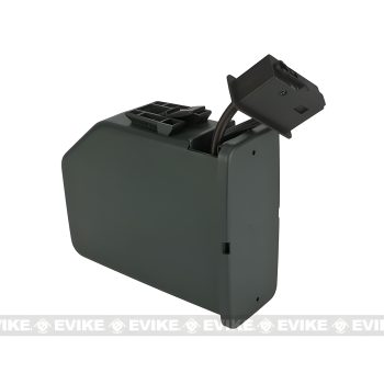 Cargador Tipo Box A&K de 2500 BBs para LMG M249 de Airsoft