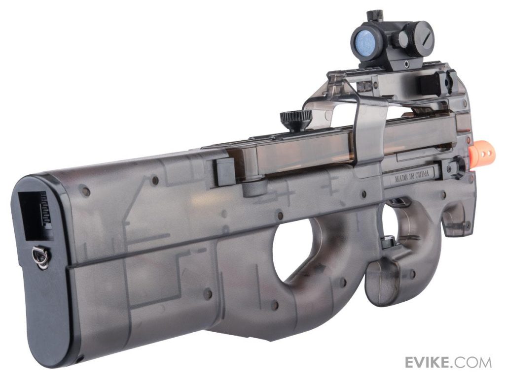 FN P90 SoftAir de Baja Potencia para Airsoft (Ahumado / Translúcido) - Imagen 2