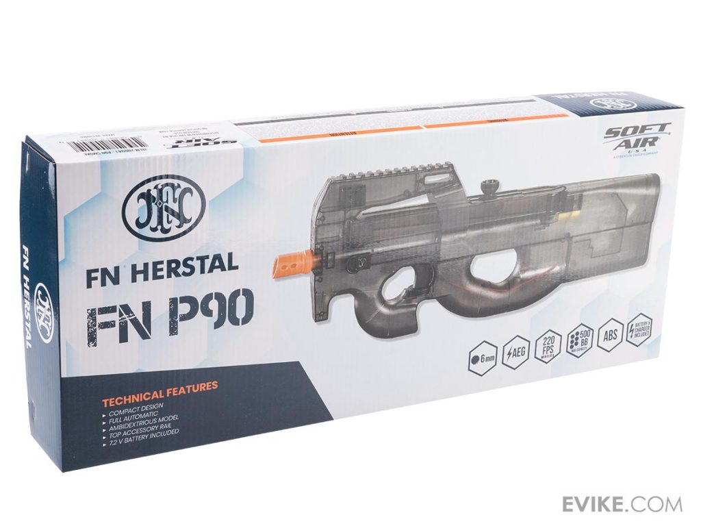 FN P90 SoftAir de Baja Potencia para Airsoft (Ahumado / Translúcido) - Imagen 3