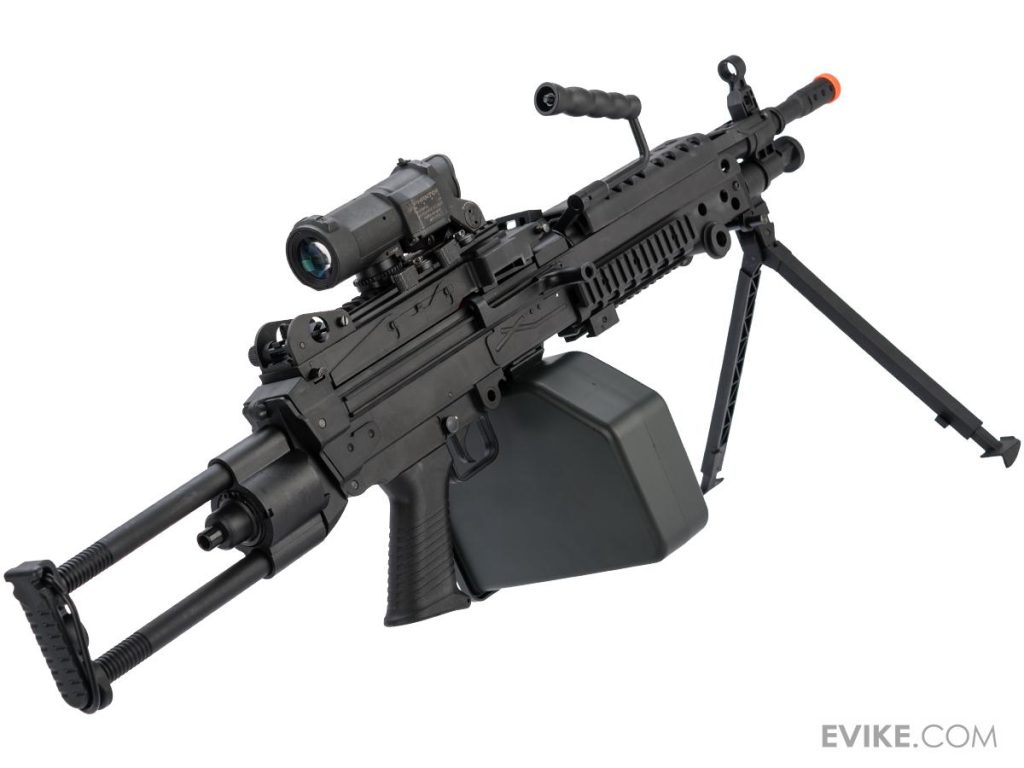 Ametralladora FN M249 MINIMI "Peso Pluma" de Cybergun para Airsoft (Modelo: Para / 400 FPS) - Imagen 2