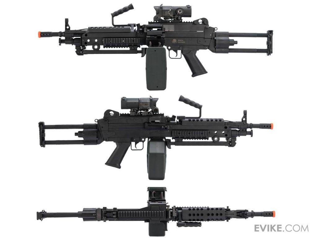 Ametralladora FN M249 MINIMI "Peso Pluma" de Cybergun para Airsoft (Modelo: Para / 400 FPS) - Imagen 3