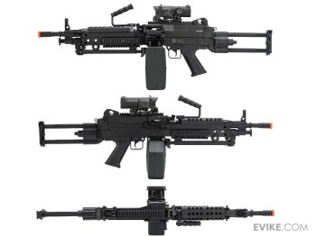 Ametralladora FN M249 MINIMI "Peso Pluma" de Cybergun para Airsoft (Modelo: Para / 400 FPS) - Imagen 3