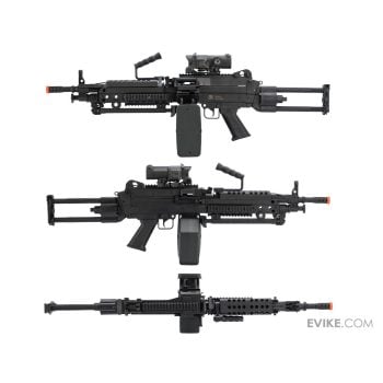 Ametralladora FN M249 MINIMI “Peso Pluma” de Cybergun para Airsoft - Vista 3