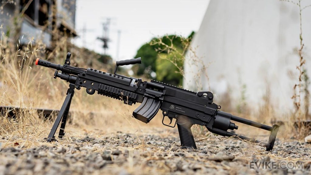 Ametralladora FN M249 MINIMI "Peso Pluma" de Cybergun para Airsoft (Modelo: Para / 400 FPS) - Imagen 7