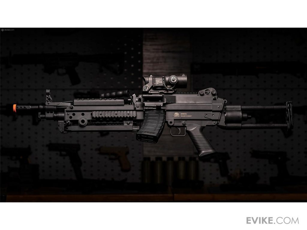 Ametralladora FN M249 MINIMI "Peso Pluma" de Cybergun para Airsoft (Modelo: Para / 400 FPS) - Imagen 8