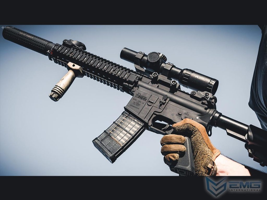 MK18 Daniel Defense de EMG Helios para Airsoft / AEG (Modelo: Serie EDGE SA-E19 / Negro) - Imagen 6