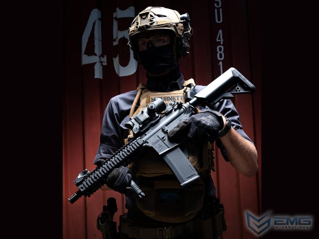 MK18 Daniel Defense de EMG Helios para Airsoft / AEG (Modelo: Serie EDGE SA-E19 / Negro) - Imagen 9