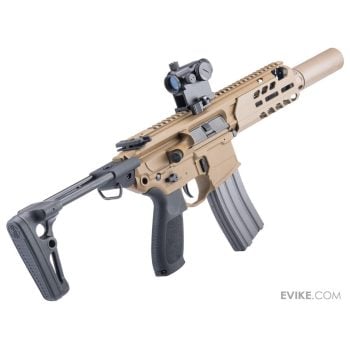 Réplica Evike Custom MCX VIRTUS con Supresor Falso ‘Guardian’ y Cañón Corto SIG SAUER ProForce para Airsoft - Vista 2
