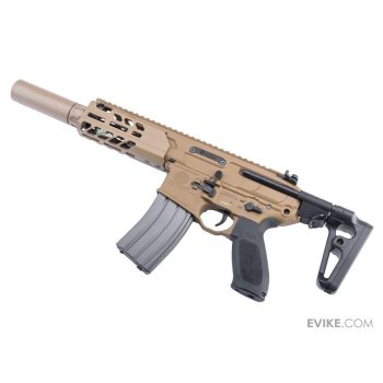 Réplica Evike Custom MCX VIRTUS con Supresor Falso ‘Guardian’ y Cañón Corto SIG SAUER ProForce para Airsoft - Vista 4