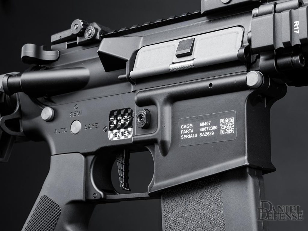 Réplica MK18 SA-E19 EDGE con MOSFET HAL 2 Specna Arms / Daniel Defense (Color: Negro) - Imagen 4