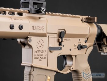Réplica de Gas N4 MWS Gen 3 con Retroceso EMG Helios Noveske de Double Eagle (Color: Flat Dark Earth) - Imagen 5