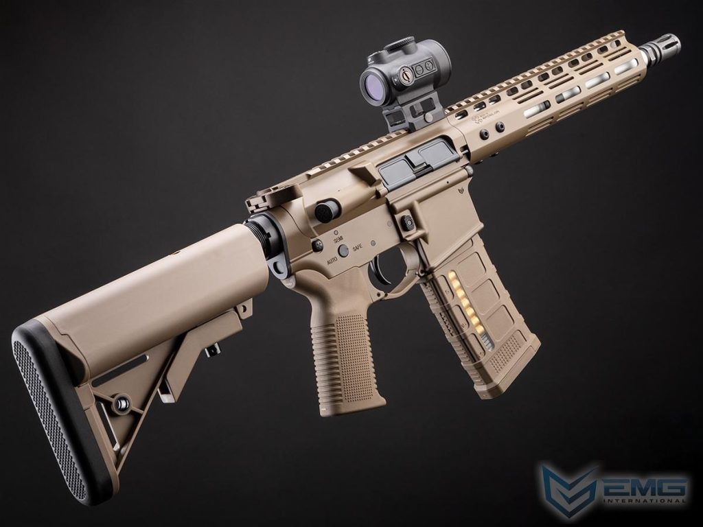 Réplica de Gas N4 MWS Gen 3 con Retroceso EMG Helios Noveske de Double Eagle (Color: Flat Dark Earth) - Imagen 2